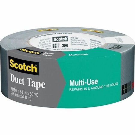 3M Commercial Tape, Duct, 1.88in X60Yd MMM1160A